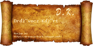 Drávecz Kürt névjegykártya